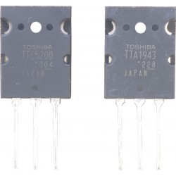 Transistor 2SA1943 e 2SC5200 Original