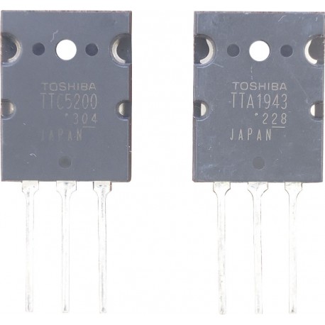 Transistor 2SA1943 e 2SC5200 Original