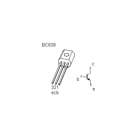 Transistor BC639 (Pacote c/10)