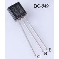 Transistor BC549 (Pacote c/10)