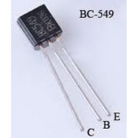 Transistor BC549 (Pacote c/10)