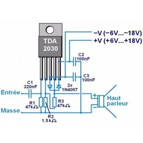 Circuito Integrado TDA2030